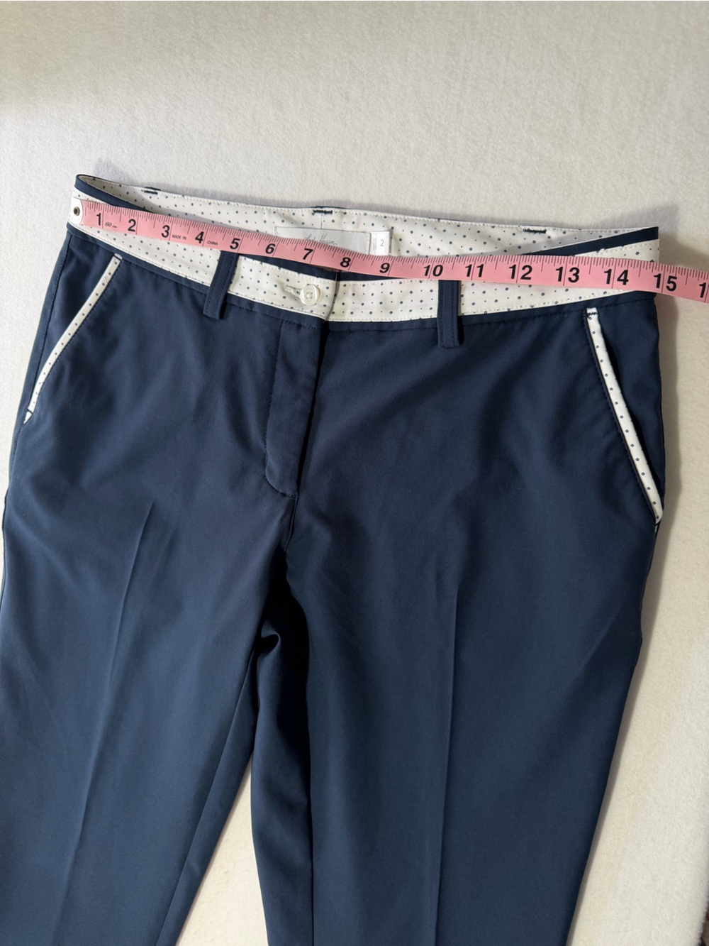 Lady Hagen Navy Golf Pants Women’s Size 2 Performance Stretch Slim Fit - Picture 7 of 8